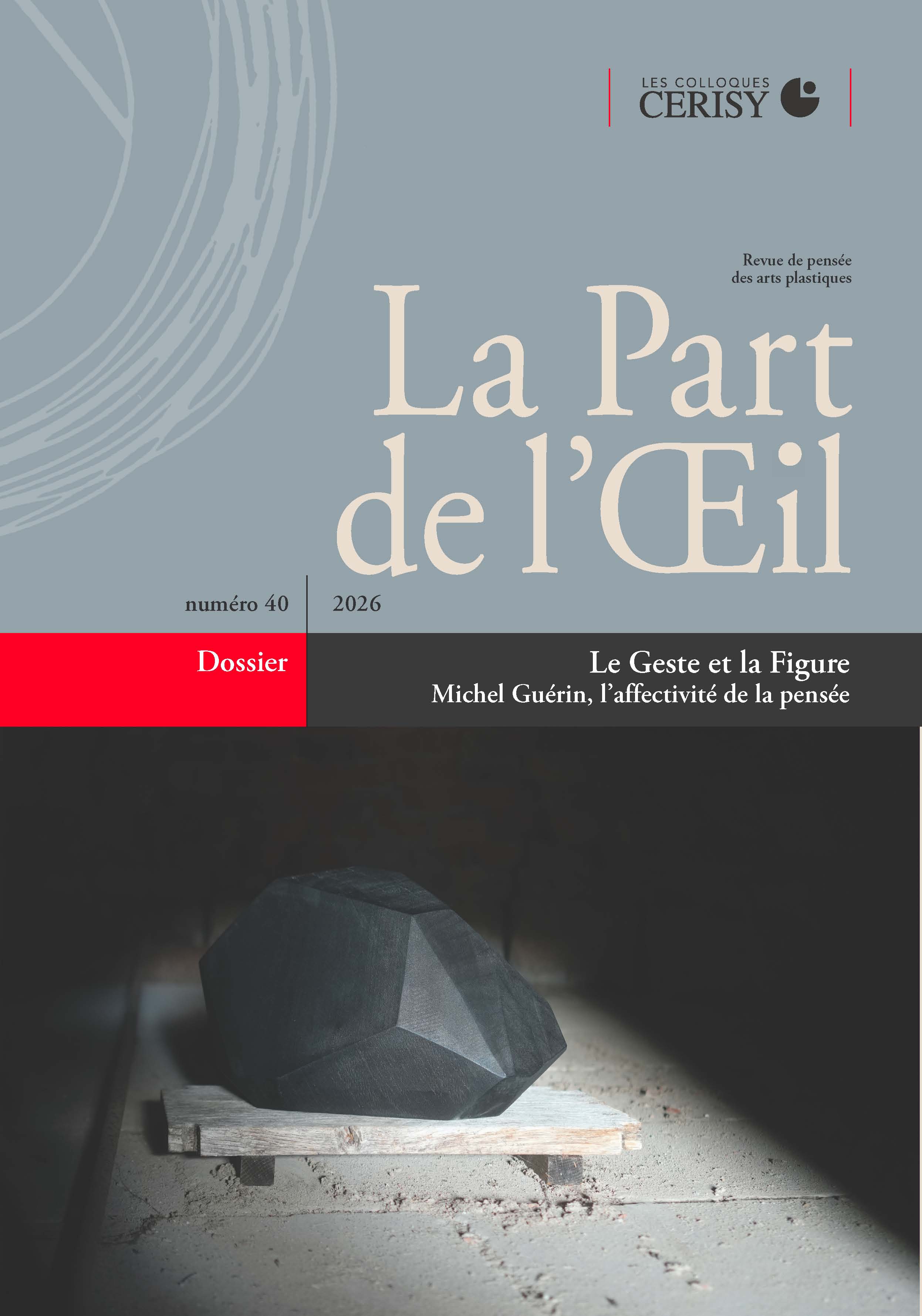 Couverture La part de l'oeil - vol. 40