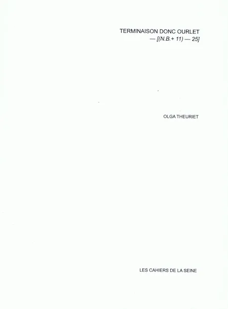 Couverture de terminaison par Olga Theuriet