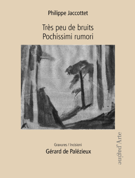 Couverture Très peu de bruit de Philippe Jaccottet