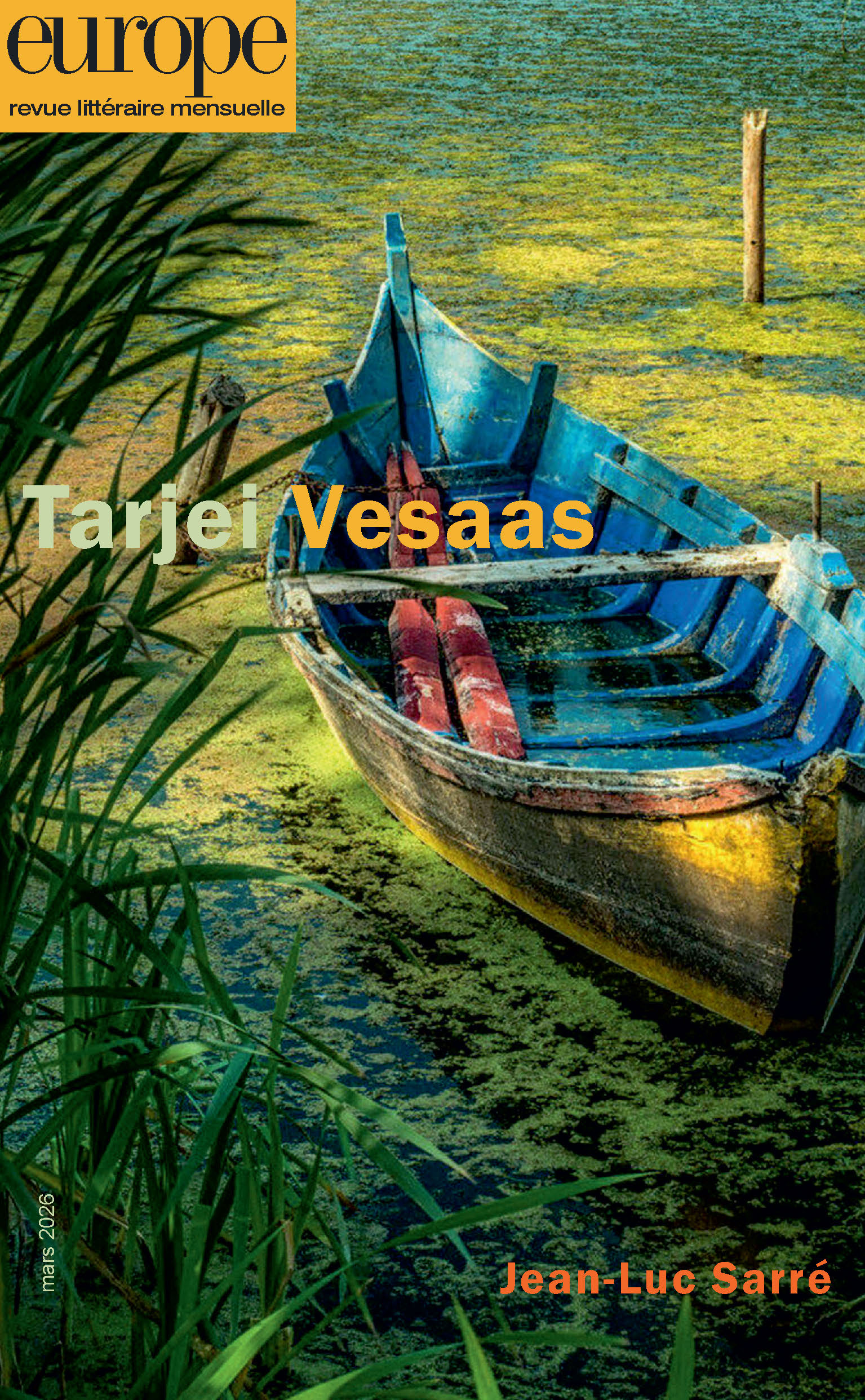Couverture de la revue Europe consacrée à Jean-Luc Sarré